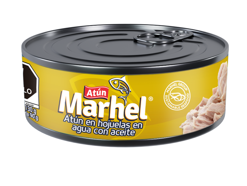 Atún en Hojuelas en Agua con Aceite