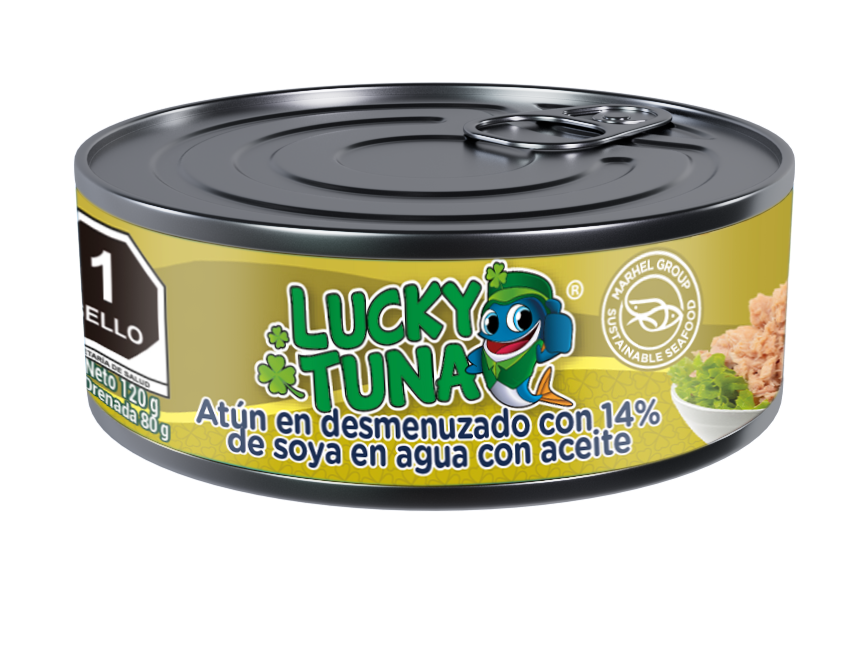 Atún Desmenuzado en Aceite con Soya