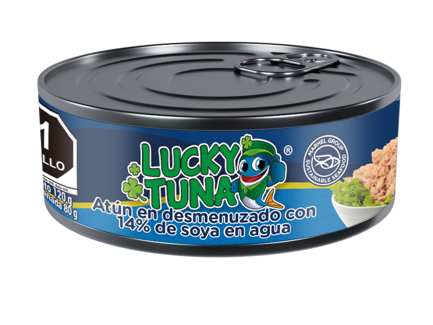 Atún Desmenuzado en Agua con Soya