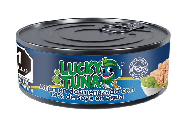 Atún Desmenuzado en Agua con Soya